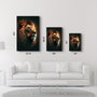 Wallity SPR-1291 Pintura Decorativa de Vidrio Templado Multicolor 46 x 72 cm